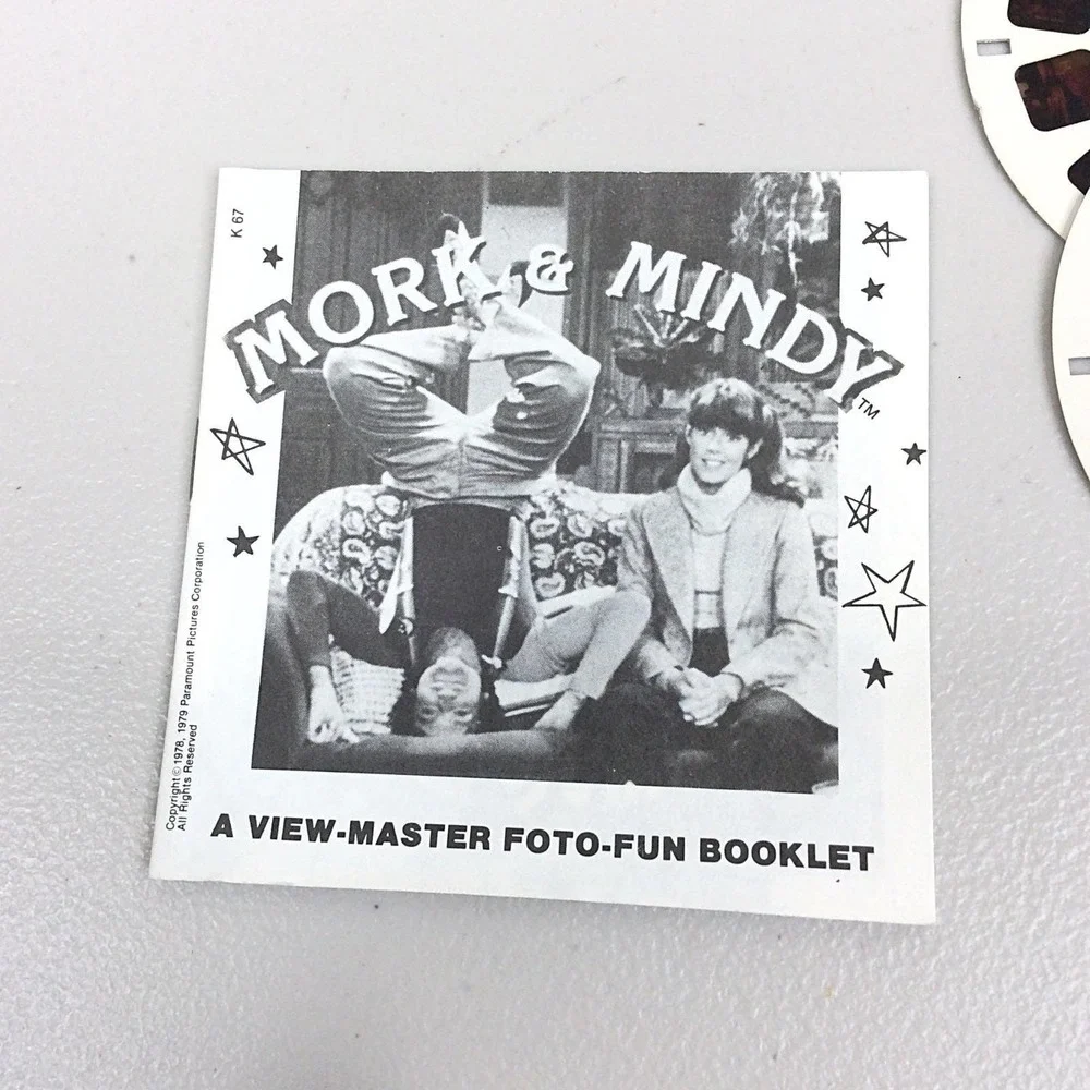 Vintage 1979 View Master GAF Mork & Mindy 3 Reel Set K67